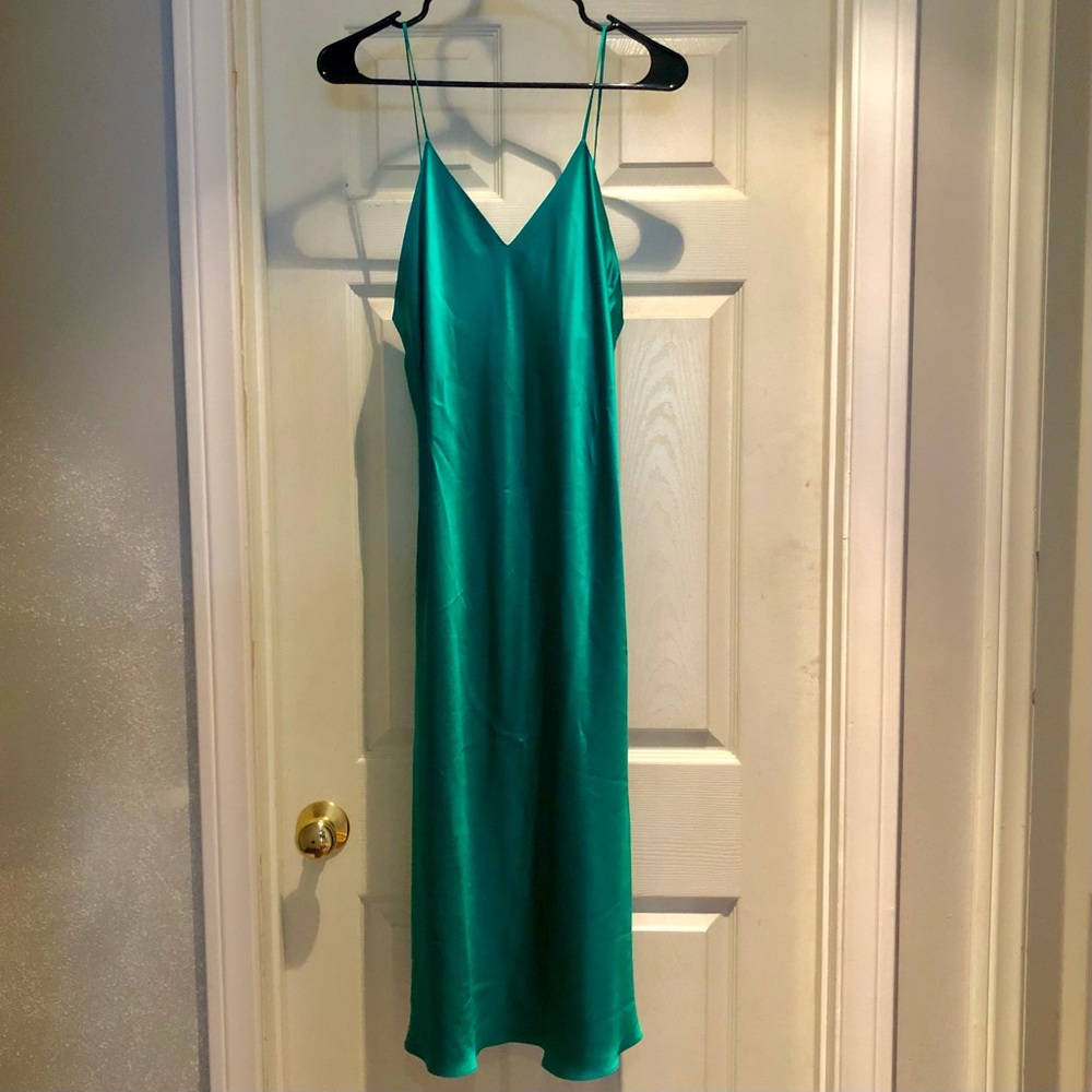 Vintage Victoria’s Secret Teal Slip Dress
